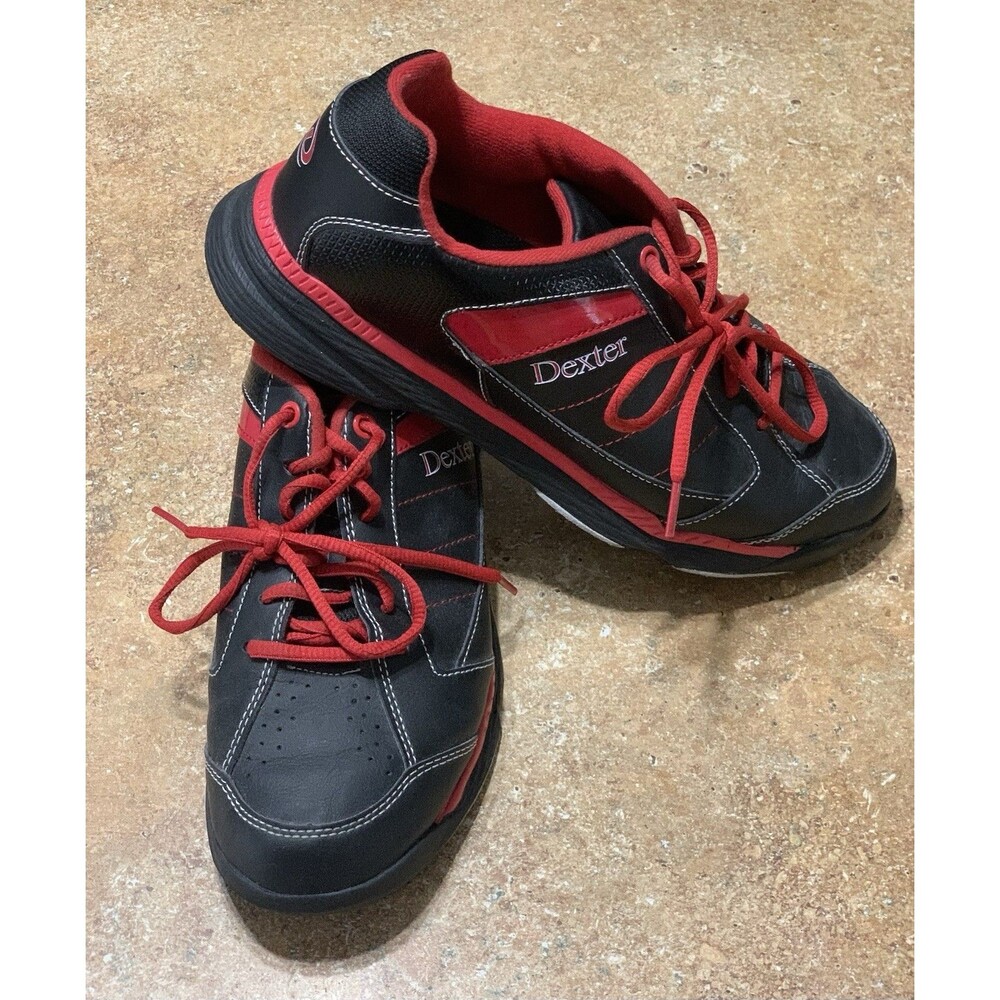 Dexter Ricky IV Black/Red Men's Bowling Shoes Size 9.5 Medium D